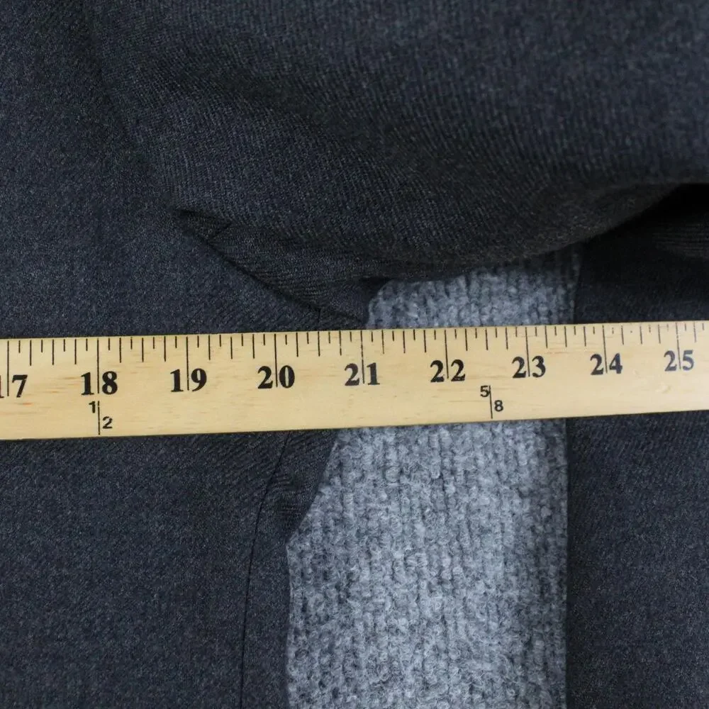 Banana Republic Blazer Mens 40S Tailored Fit Twill Gray Wool Sport Coat Business